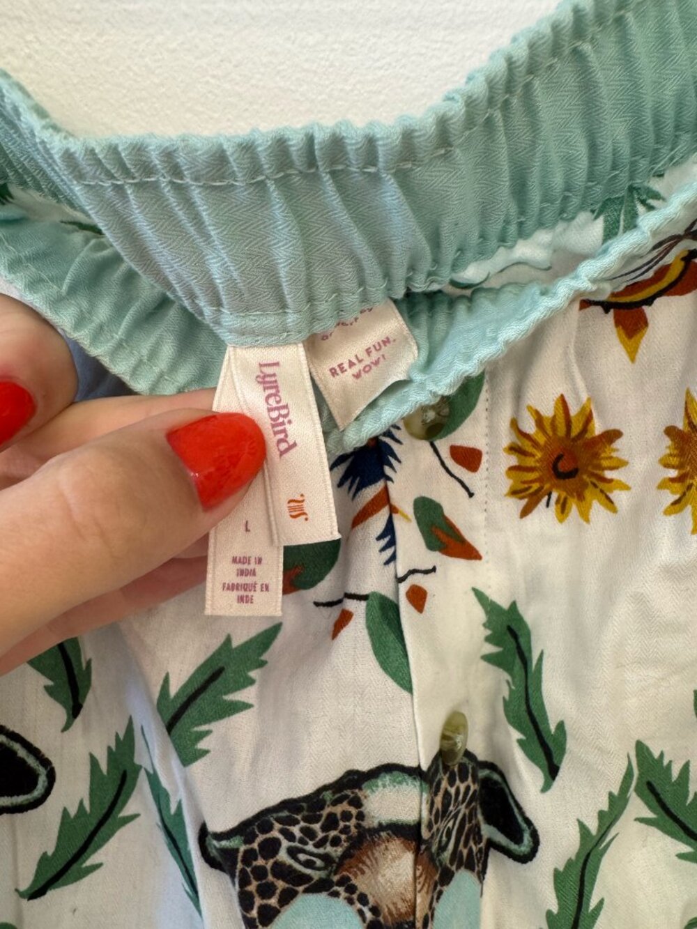 Anthropologie LyreBird Cloud Flannel Pajama Pants - Picture 4 of 5